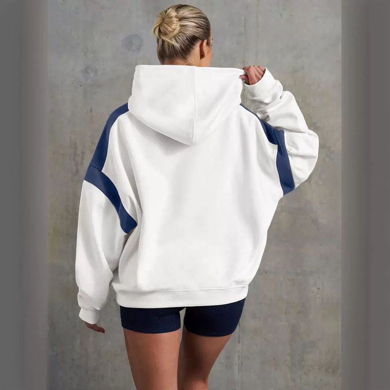 Women's Clothing contrast color drop shoulder high-end_voghion.com