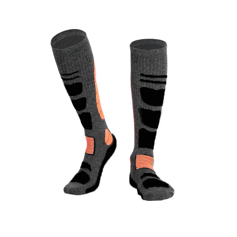 Calcetines de esquí de lana merino para hombre, para deportes de invierno, snowboard, ciclismo, senderismo, esquí, calcetines térmicos hasta la rodilla para hombre y mujer 230322_voghion.com