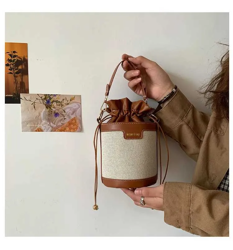 Damen Umhängetasche Cyder PU Leder Bucket Crossbody Bag Lässige Drstring Handtaschen Geldbörse für Reisen Shoppin241104_voghion.com
