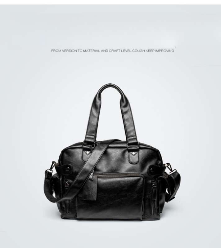 Nuova borsa a tracolla da uomo in stile croce nera di alta qualità, borsa da viaggio di grande capacità, borsa a tracolla grande da uomo alla moda_voghion.com