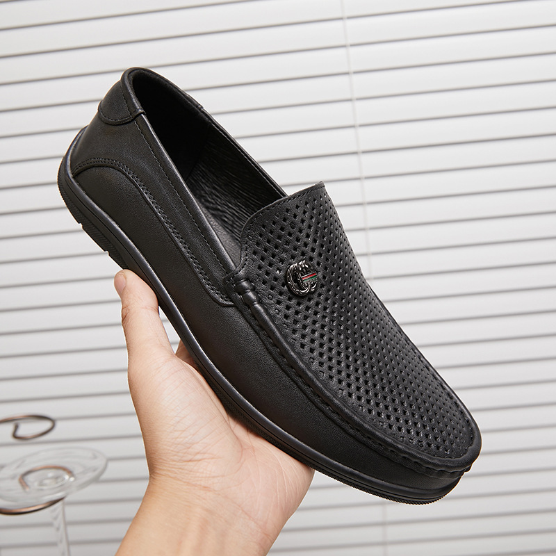 New leather men's comfortable leather shoes_voghion.com