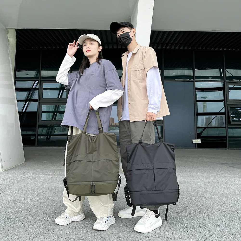 Zaino da scuola di tendenza per donne e uomini, grande capacità, per studenti, borsa a tracolla, zaino in nylon impermeabile, borse per il tempo libero_voghion.com