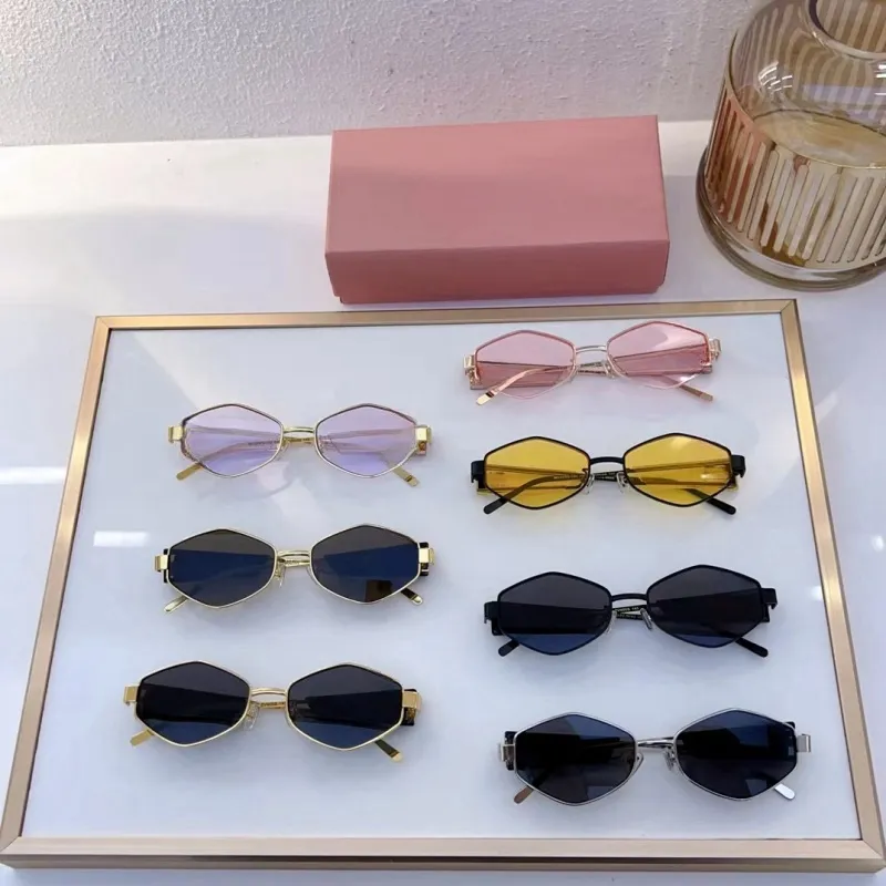Polarized Sunglasses Women Narrow Diamond Frame Uv Protection_voghion.com