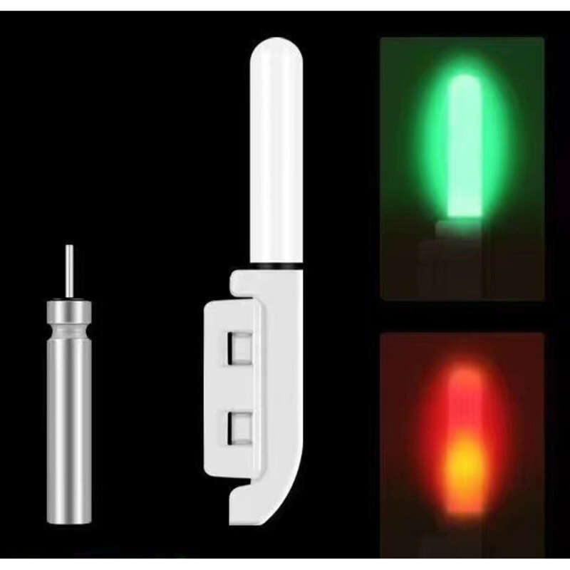 Anzuelo mordedor, cambio de color, luz electrónica intermitente, lanzamiento de rocas desde balsa, pesca salvaje manual, caña nocturna marina, luz_voghion.com