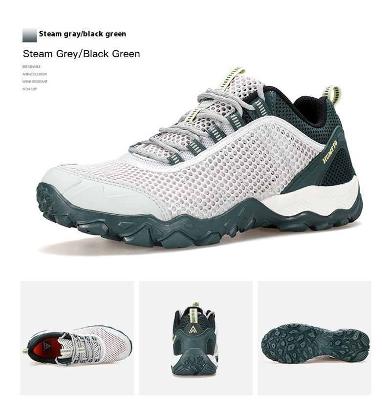 Scarpe da trekking da arrampicata ammortizzanti da campo per esterni da donna, resistenti all'usura, in rete traspirante_voghion.com