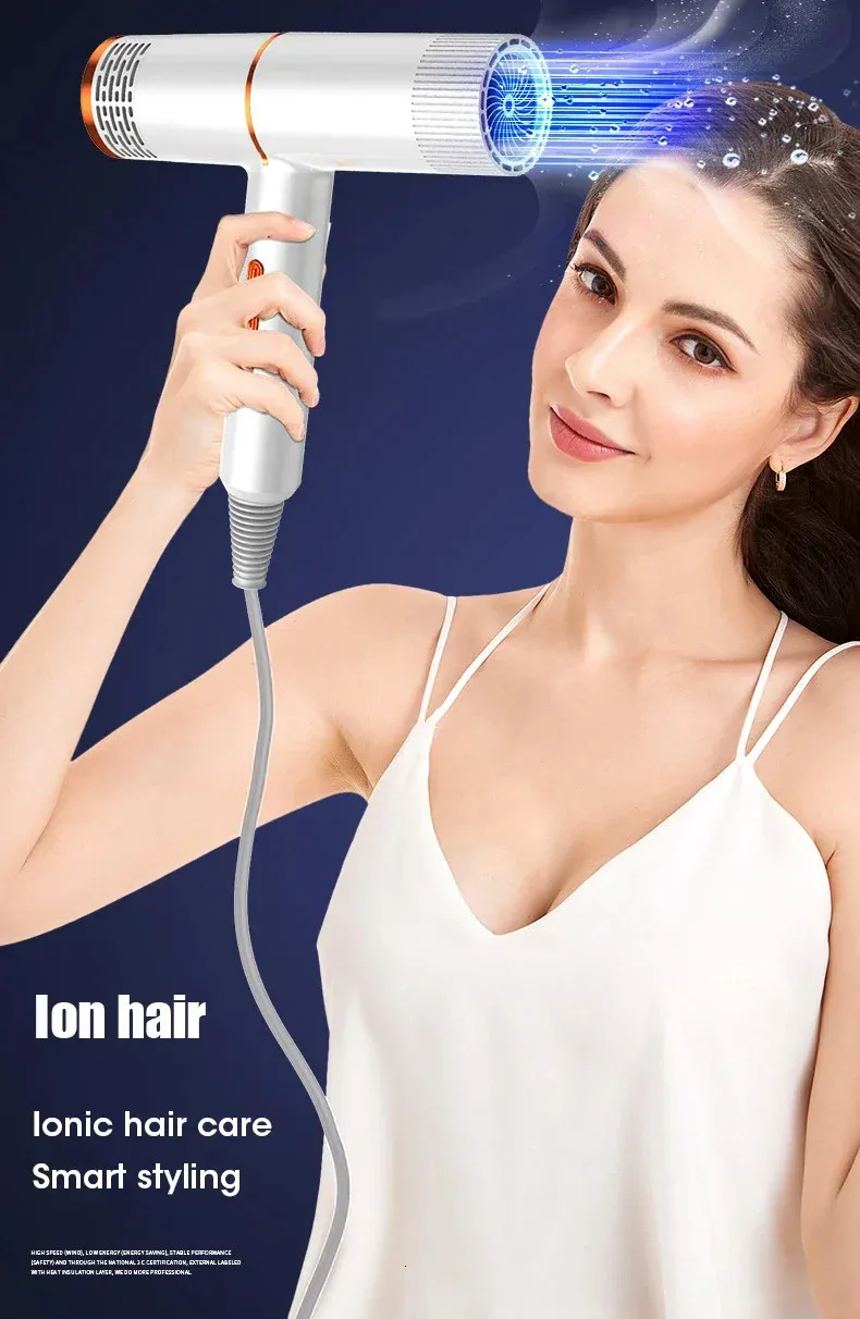 Luxury Ionic Blow Dryer - Salon Cold Wind Professional Styler_voghion.com