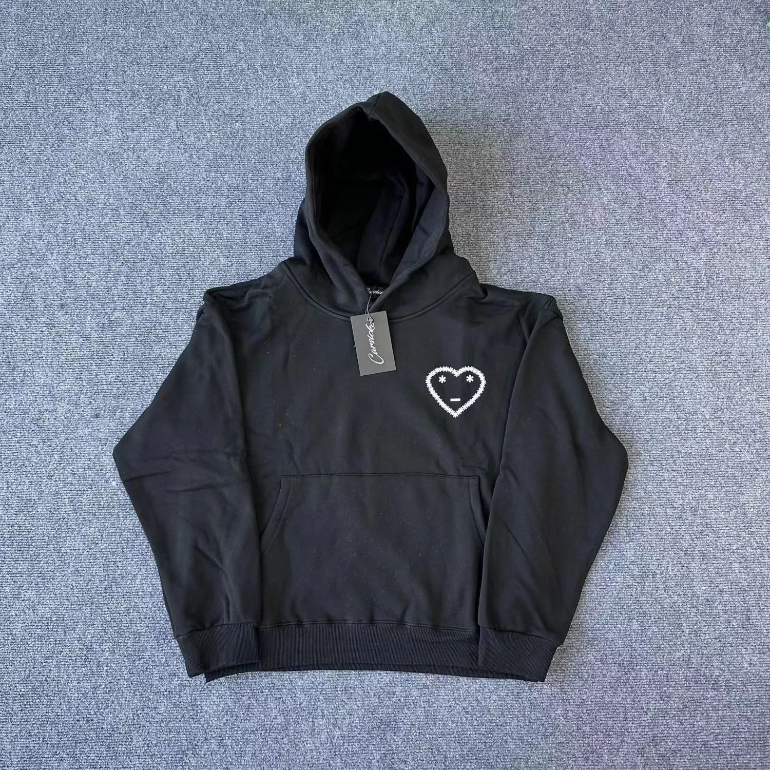 Mens Tracuits CARSICKO Polyester material Sportswear Set Winter Embroidery shooter warm women Y2k hoodies Designer long sleeve_voghion.com