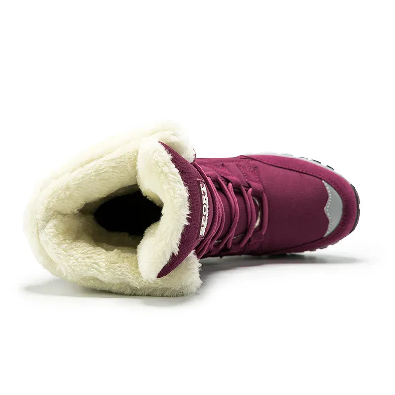 Winterkwaliteit voor dames, warm houden, halfhoge waterdichte sneeuwschoenen voor dames, comfortabele damesschoenen met hoge dijen_voghion.com