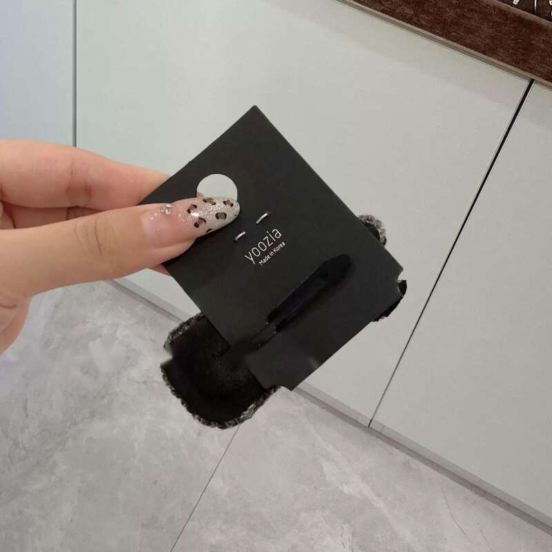 Accessoires coréens personnalisés, coiffures automne-hiver 2024, pince à cheveux en fil BB doux_voghion.com