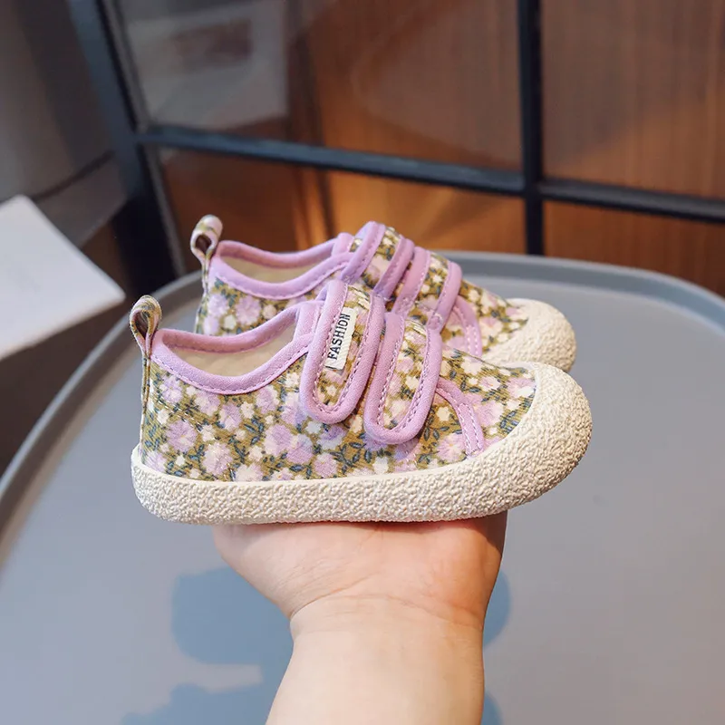Pantofi sport pentru copii, din pânză, la modă, fete, casual, pentru bebeluși, copii mici, Happysteps, mărimi US5c-US1y_voghion.com