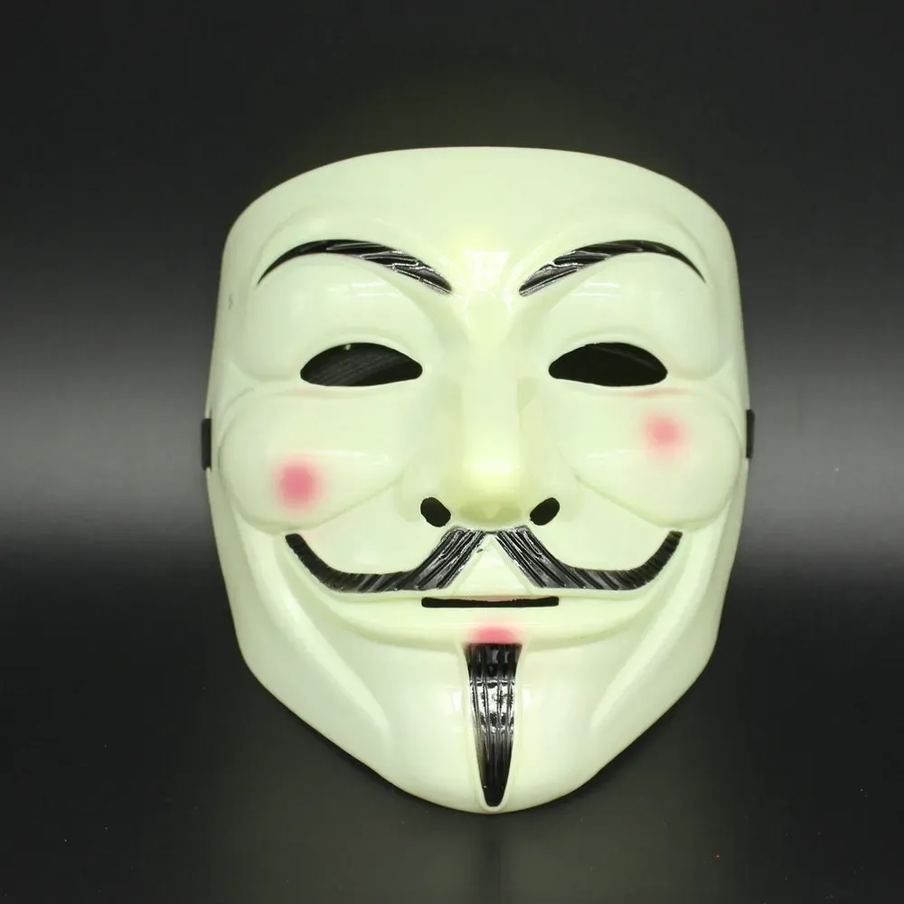 V jako Vendetta anonymní Guy Fawkes maškarní kostým pro dospělé kostýmní doplněk párty cosplay masky_voghion.com