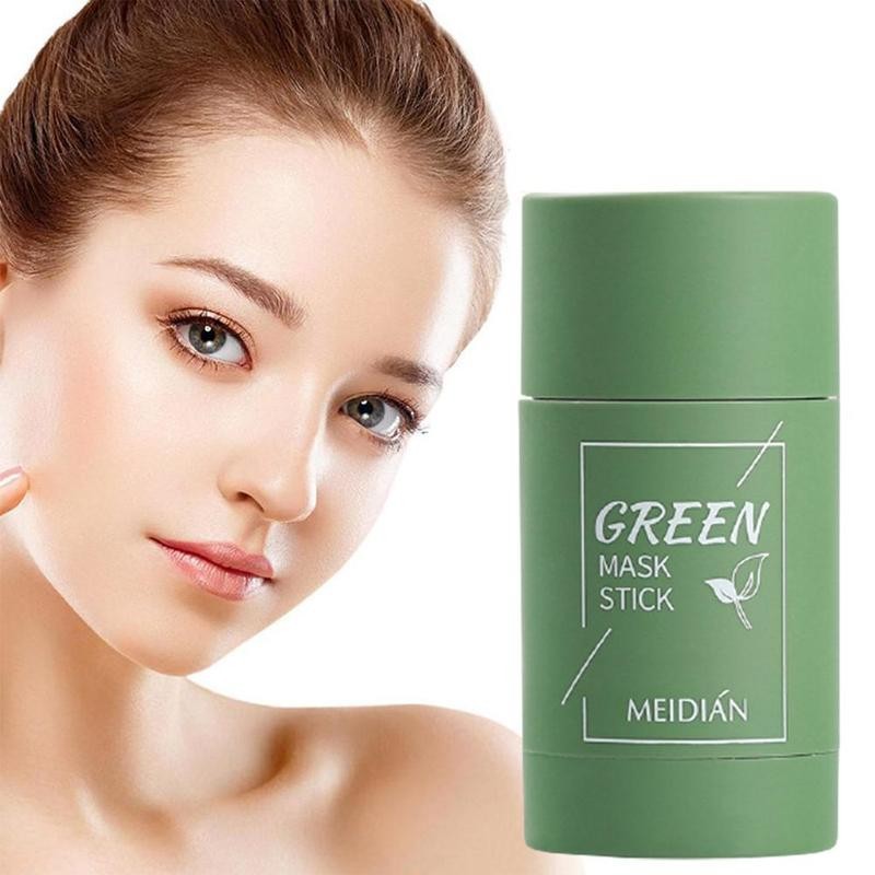 Mascarilla en barra exclusiva de plantas sólidas, mascarilla limpiadora en barra de barro con berenjena y té verde