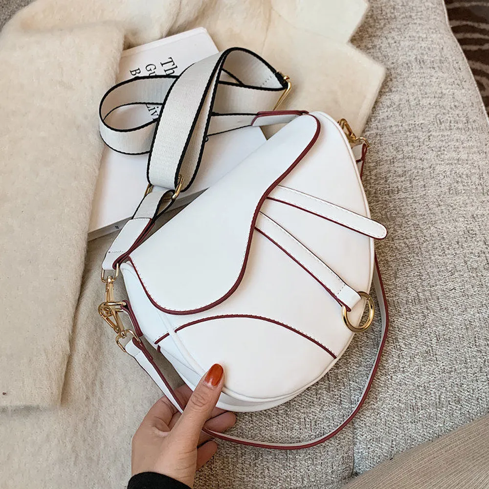 Designer Saddle HorsebitShoulder Bags Handbag Fashion Cross Body Bag Women's Classic Retro Handbags Versatile Portable_voghion.com