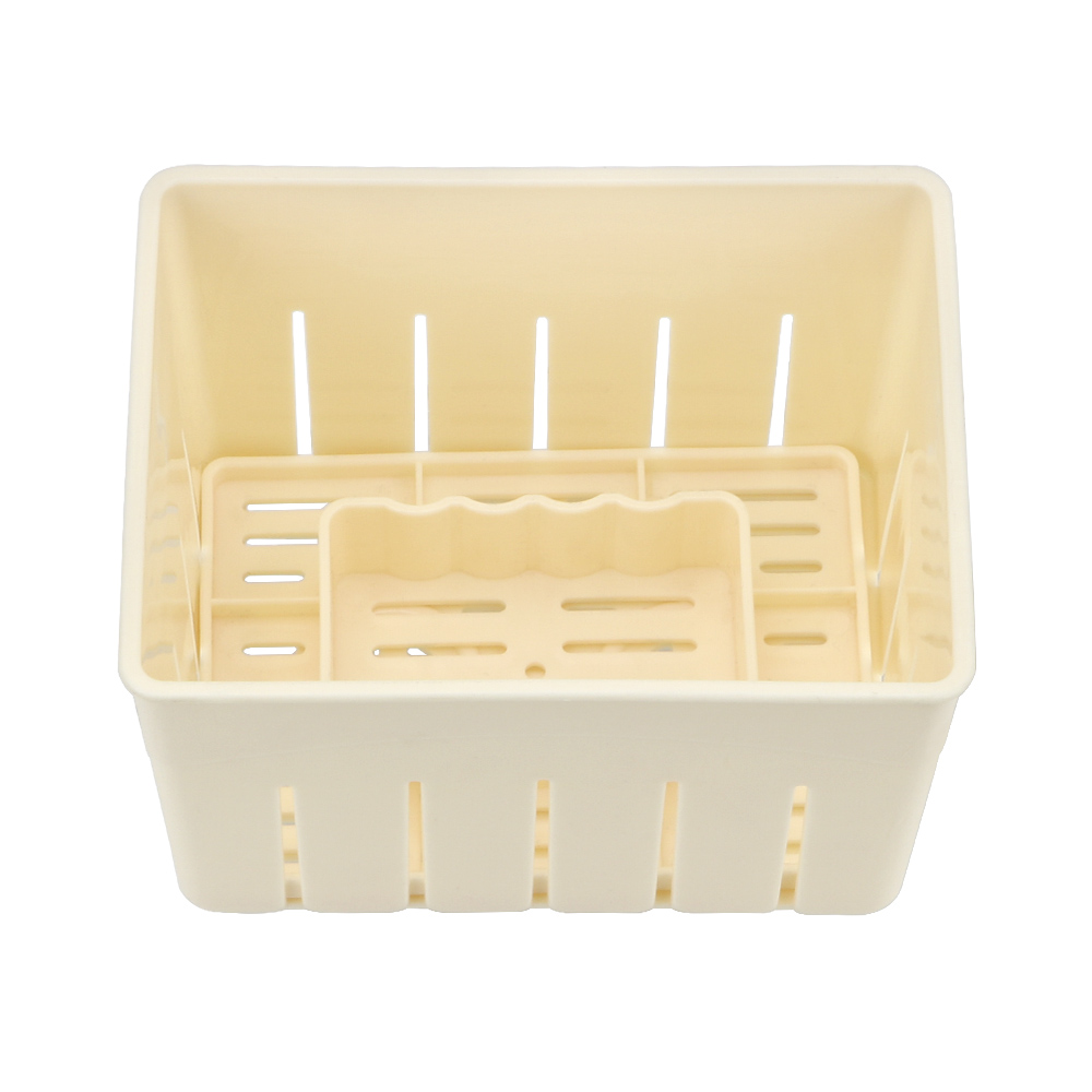DIY Tofu-Form Küche Kochwerkzeug-Set Küchenhelfer Hausgemachte Kunststoff-Tofu-Pressform Sojabohnenquark Tofu-Herstellungsform_voghion.com