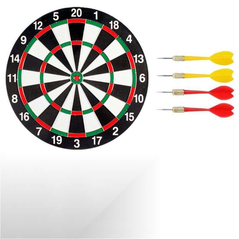 【Marcă】 Set profesional de darts pentru perete, uz casnic, cu două fețe, placă de țintă zburătoare din pluș, cu ac, pentru uz casnic_voghion.com
