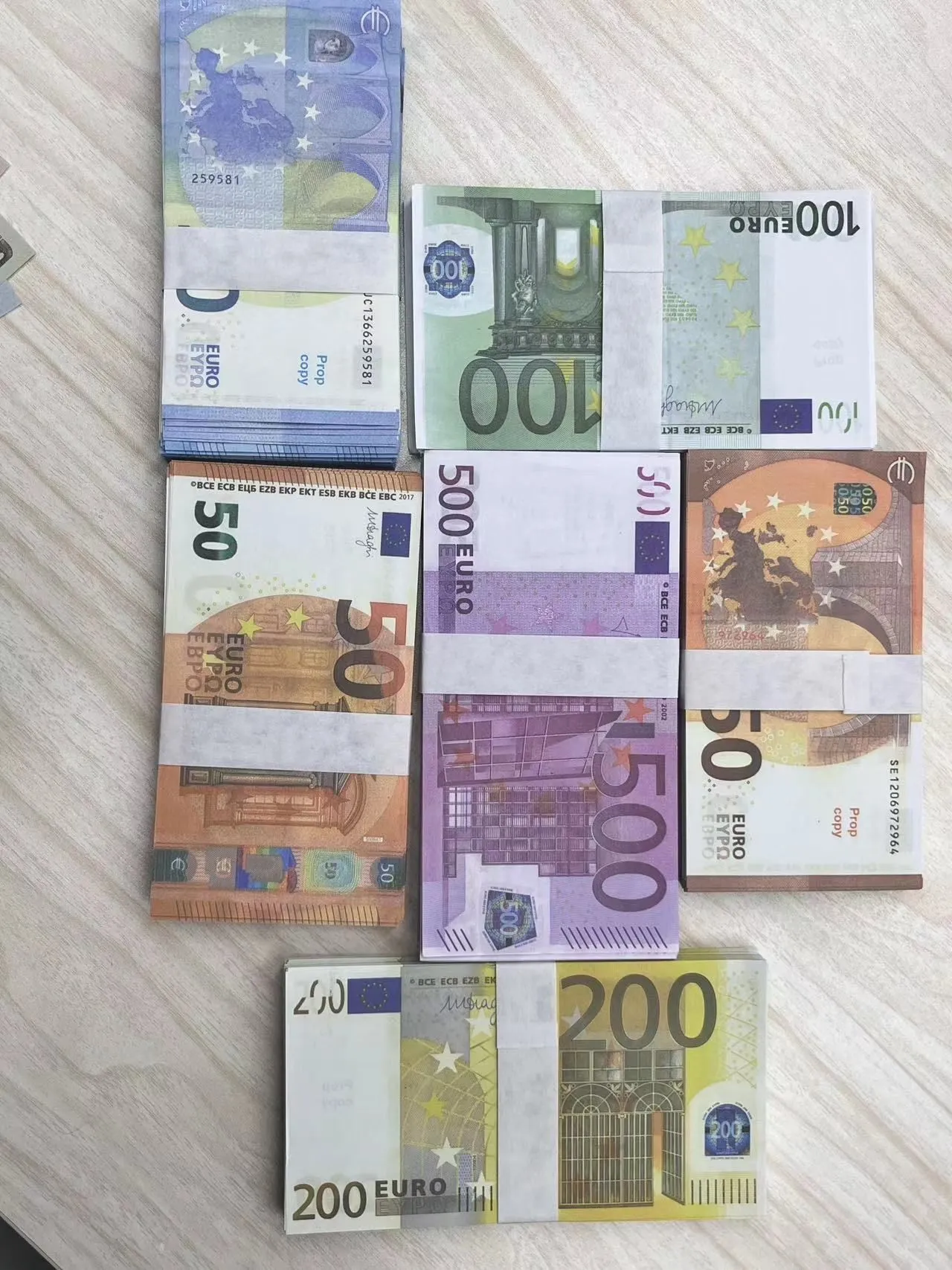 Copy Money Actual 1:2 Size Fa K E Fa U X Billet Banknote 10 20 50 100 200 US Dollar Euros Pound English Banknotes Realistic_voghion.com