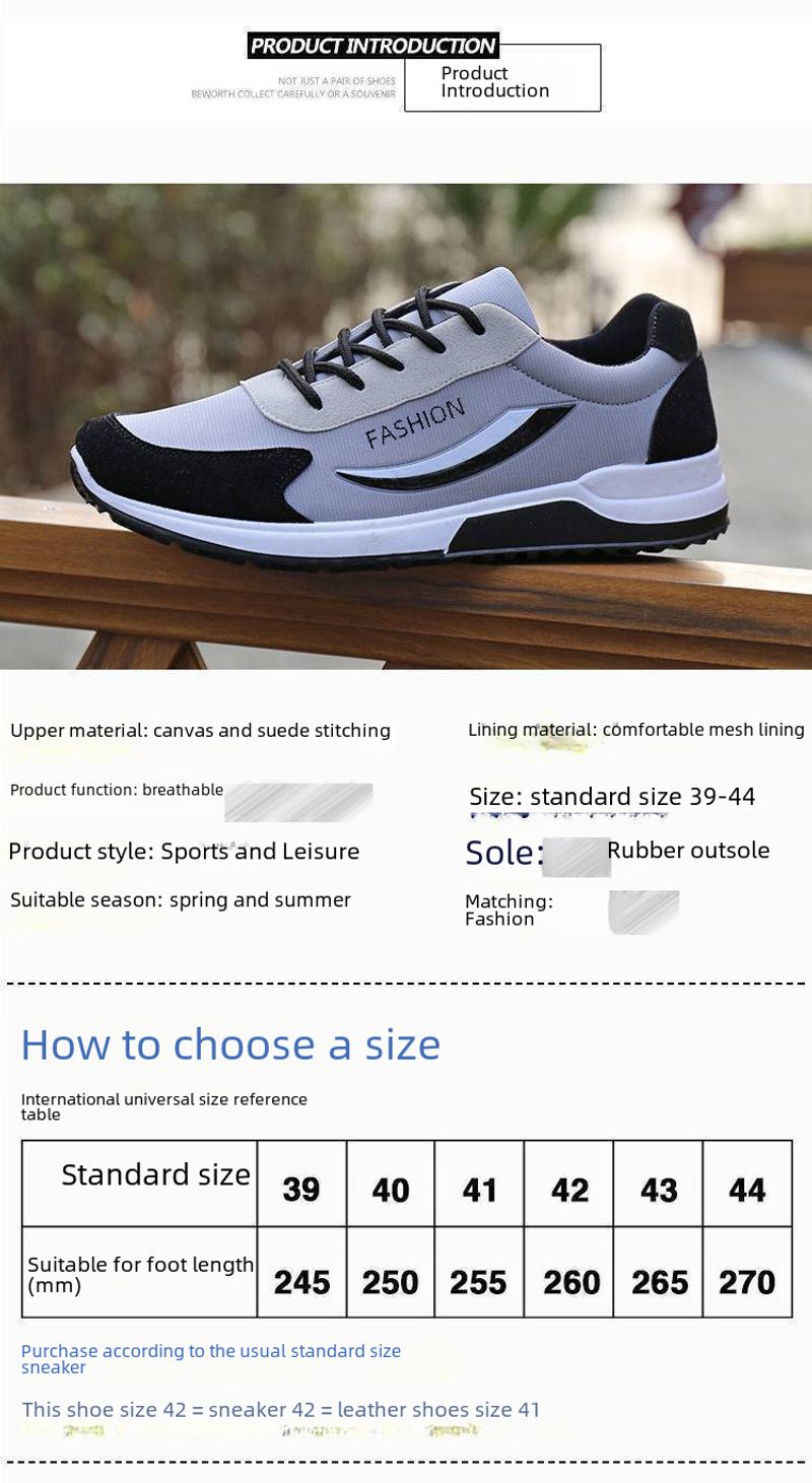 New Autumn Korean Breathable Running Foreign Trade Fashion Sneaker Men's Casual Shoes_voghion.com