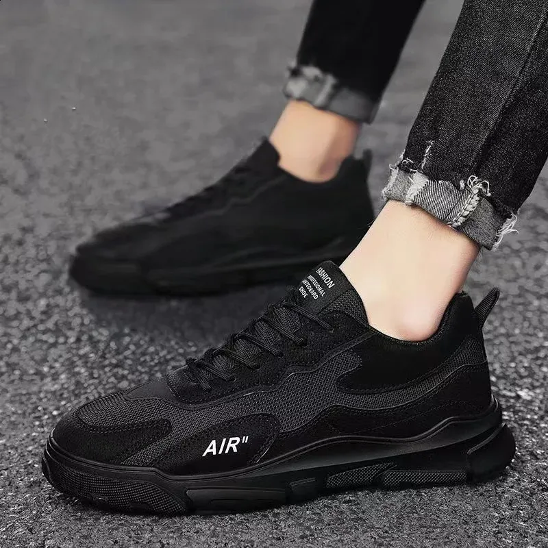 Klimveiligheidsschoenen voor heren Mesh Ademend Buitensport Trend Lage schaatsschoen Heren Licht Antislip Platform_voghion.com