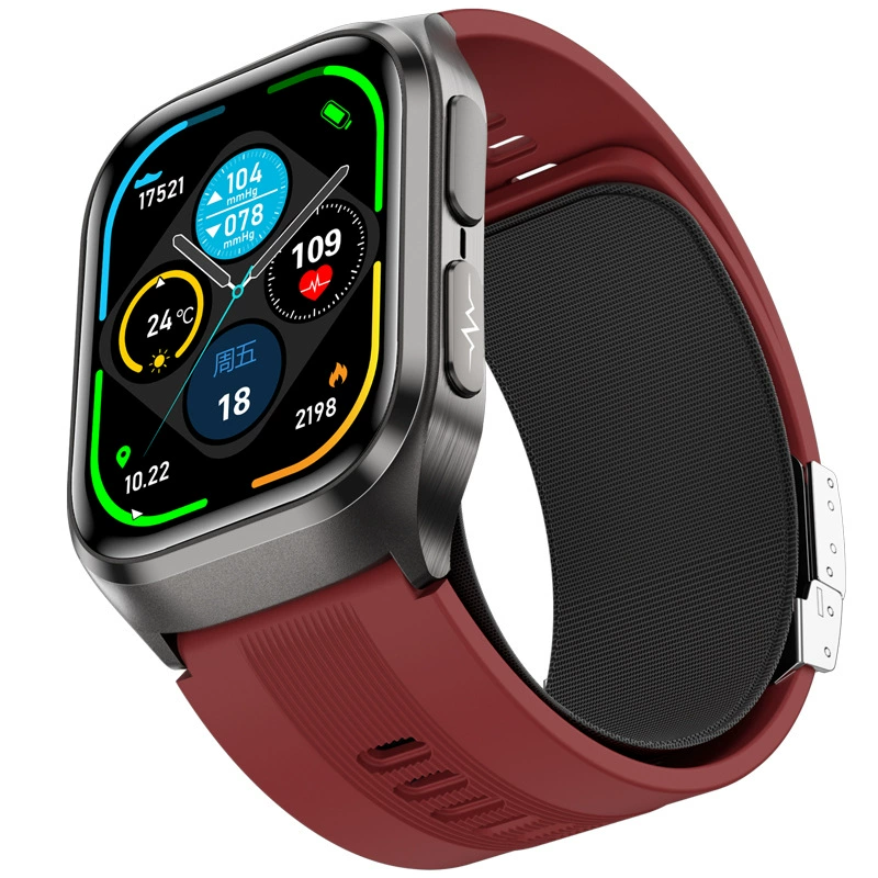 Smartwatch met ecg ppg bloeddrukmeter en nfc gezondheidshorloge_voghion.com