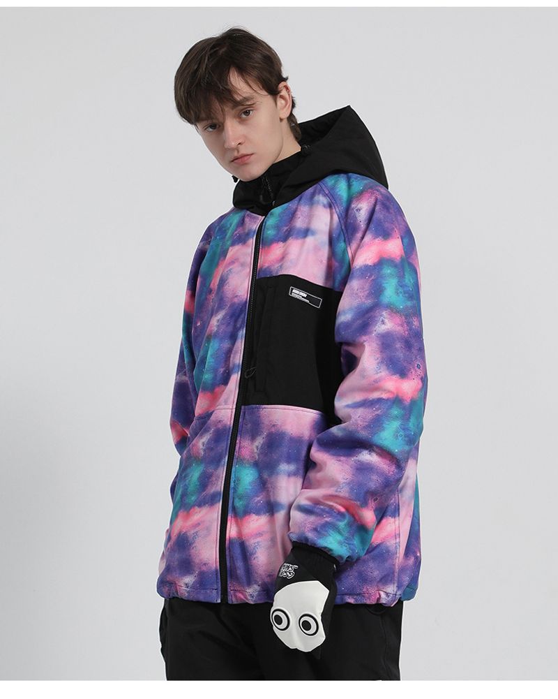 Snowsuit woman thickened warm double board with new star snowboard hoodie man_voghion.com