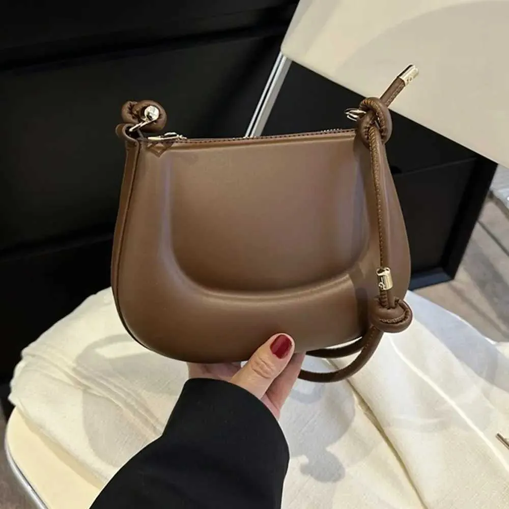 Designer Tasche Mode einfarbig unterwäsche frauen PU leder schulter tasche Y241115_voghion.com