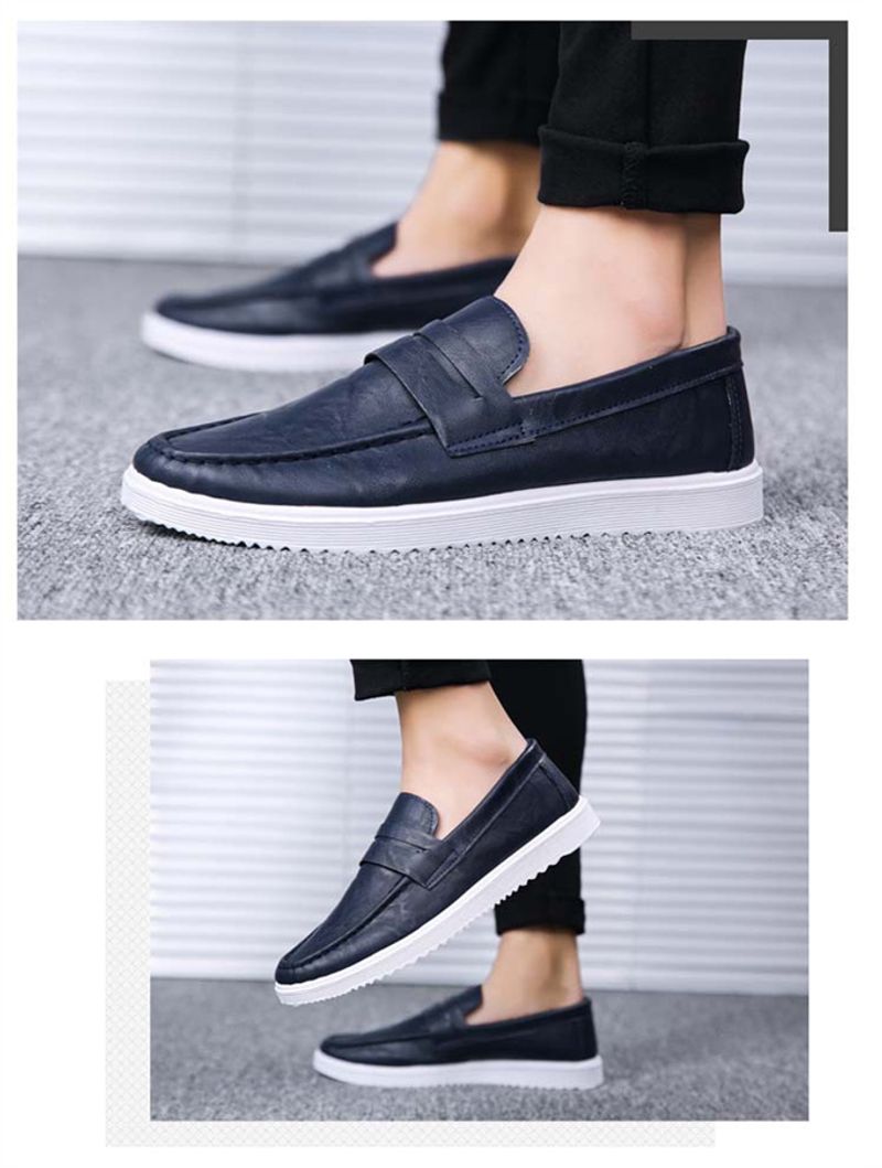 Groothandel hot selling platte loafer oxford slip-on leren schoenen voor heren_voghion.com