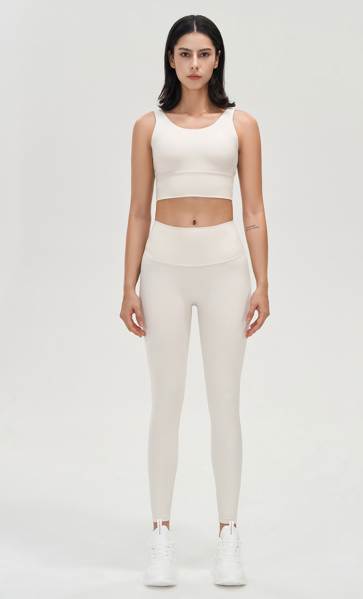 Lycra Yoga Deep V Backless European And American Style Sports Bra Fitness High Neck Vest With Chest Pads For Women_voghion.com