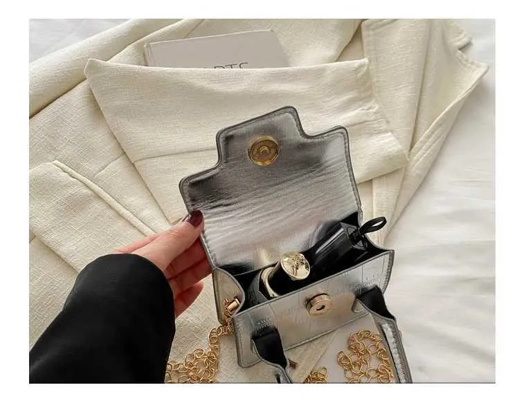 Naiste Mood Mini Crossbody kotid Täiskivist prinditud klapp vabaaja kett-õlakott Naistele Mitmekülgne Square Messenger_voghion.com