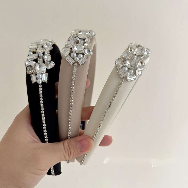 Prinzessin Ins Wind Wald Armband Für Nach Außen Licht Luxus Wasser Diamant Kopfstück Super Flash Temperament Stirnband Haar_voghion.com