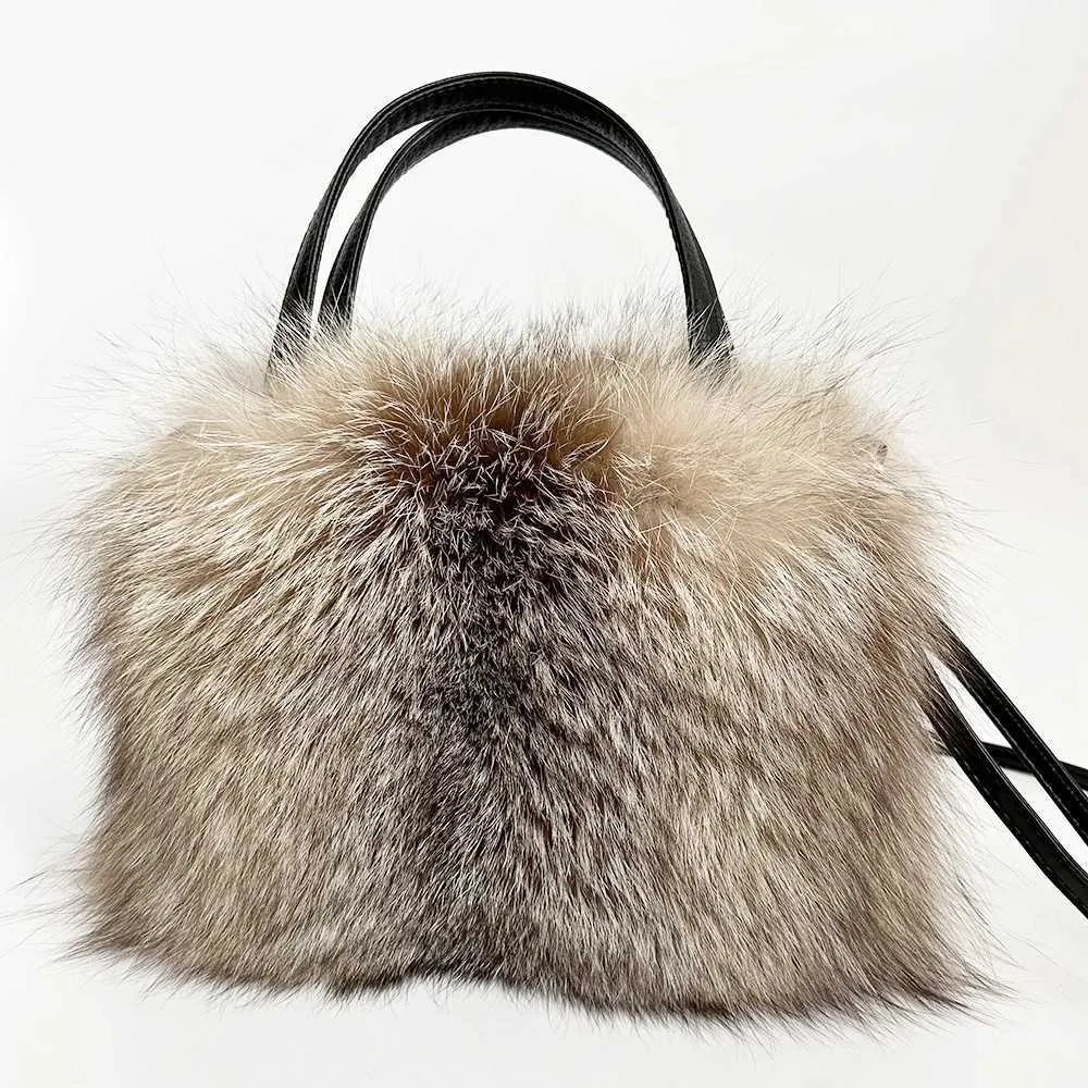 Designer Bag real fox fur handbag Y241115_voghion.com