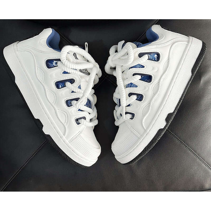 Scarpe da uomo luminose da college, piccole e alla moda, scarpe da coppia con suola spessa,_voghion.com