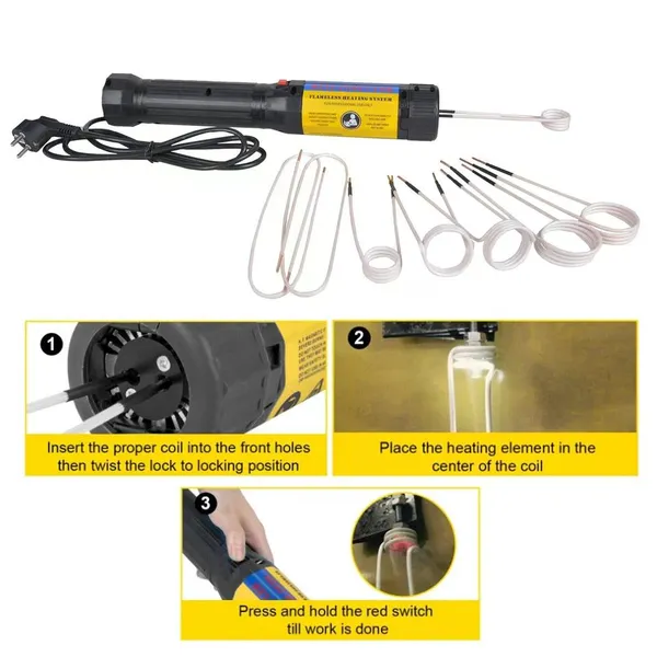 Magnetic Induction Heater For Screw Removal With Storage Case_voghion.com
