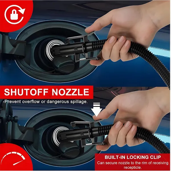 Pompa elettrica portatile per olio con tubo flessibile da 90 cm per un facile trasferimento del liquido_voghion.com