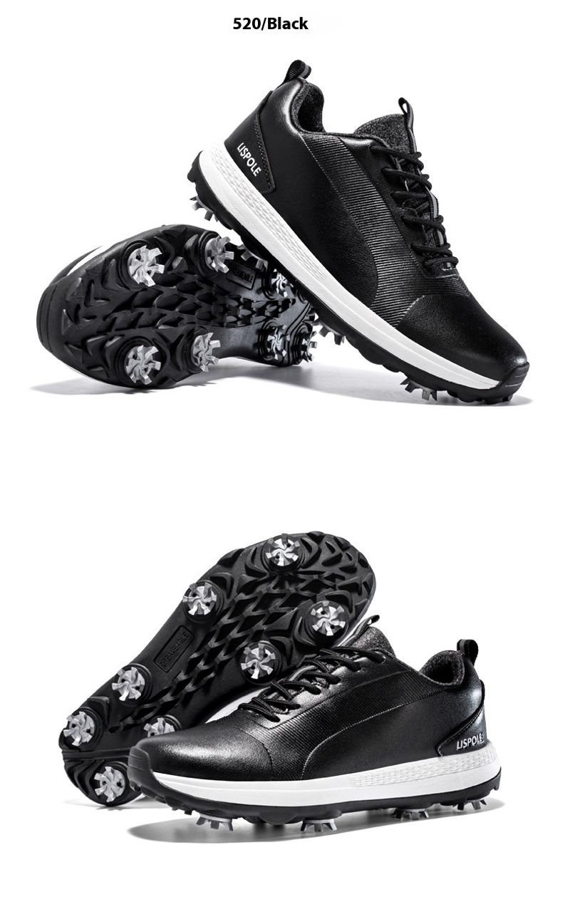 Primavera e verão novos homens golfe respirável quebrado spikes antiderrapante botão fivela ao ar livre casual sapatos esportivos_voghion.com
