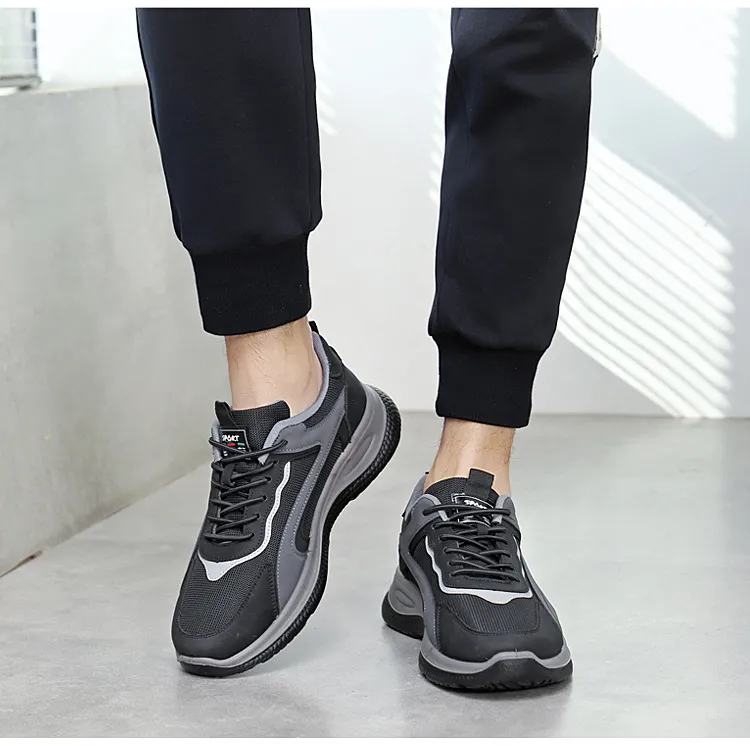 Comfortable Running Shoes Breathable Sports Trainers For Men_voghion.com