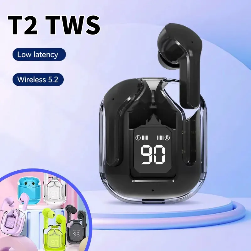 Wireless Earbuds Bluetooth Headphones With Led Digital Display_voghion.com