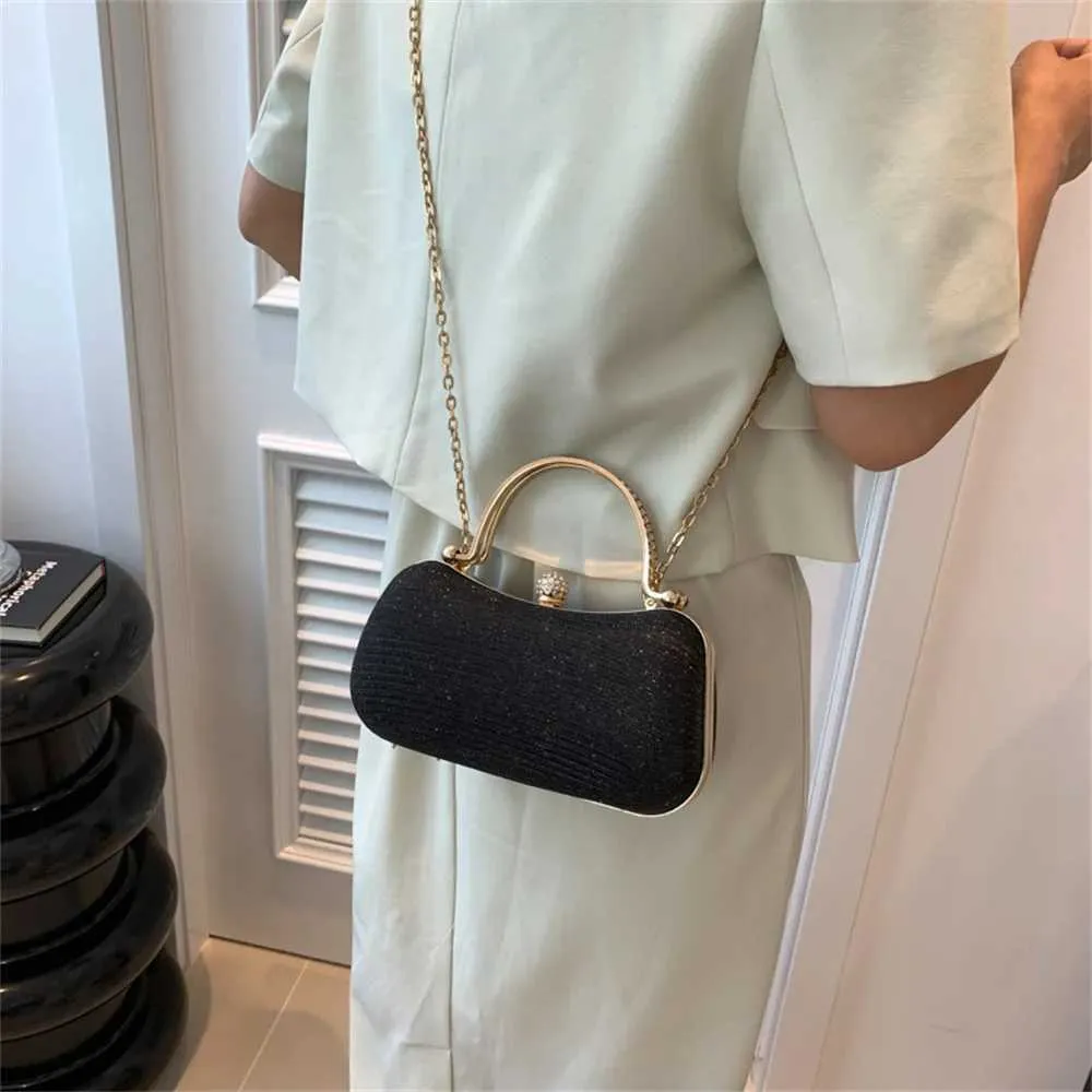 Mini Shoulder Cross 2024 Hit Party Evening Handbag and Wallet Womens Travel Clutch Shining Dinner Bag Y241019_voghion.com