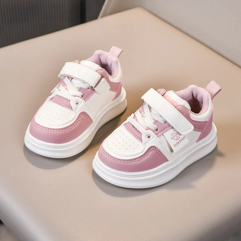 Kids Sneakers White Pink Black Children Casual Littlesprouts Boys Girls Toddler Outdoor Sports Trainers Shoes Sizes 22 -_desvips.com