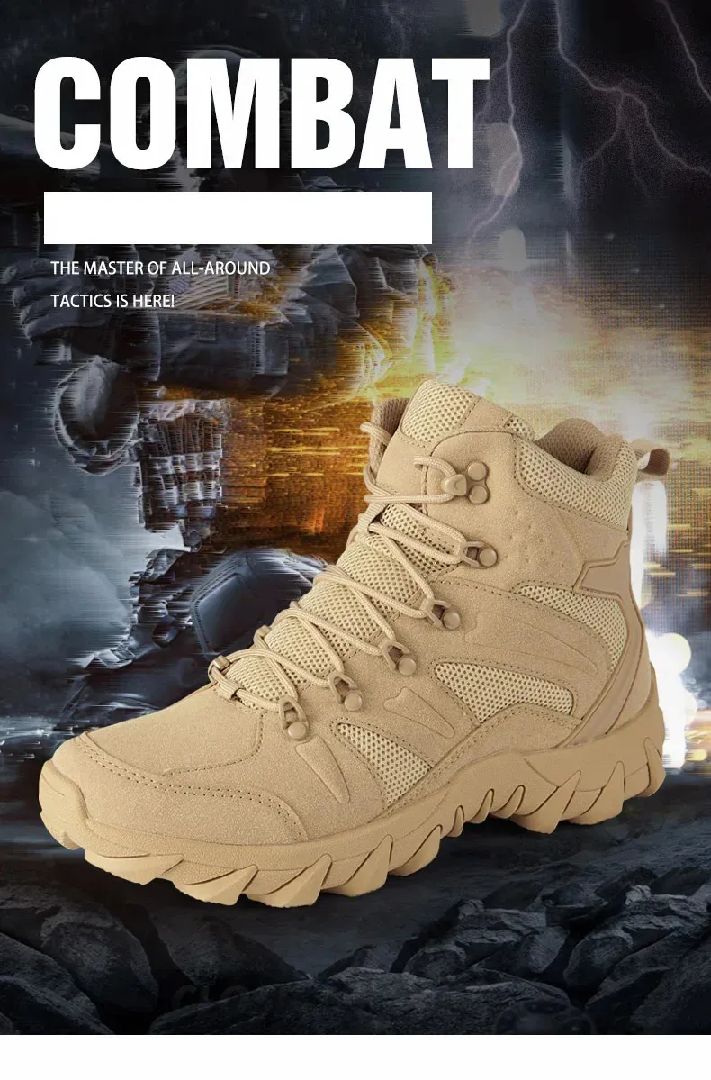 Tactical Combat Training Boots For Hiking And Outdoor Activities_voghion.com