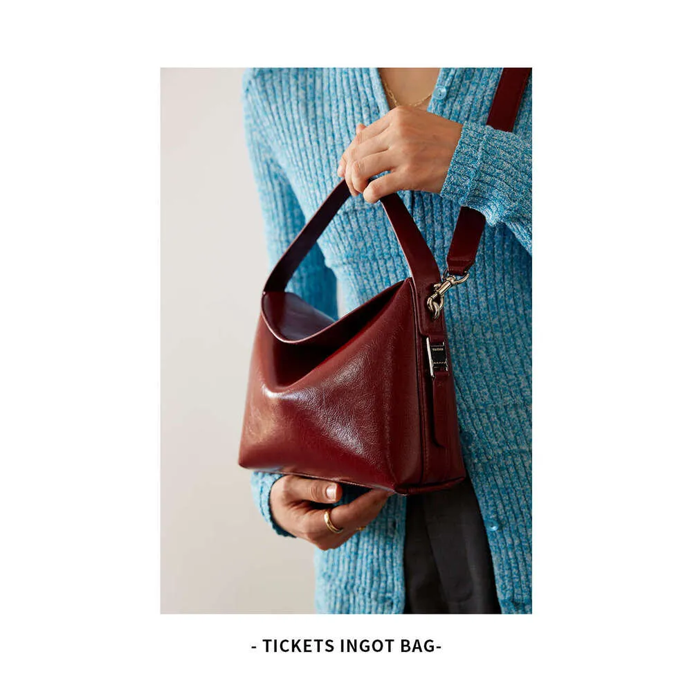 LA FESTIN Original 2023 Neue Handtasche Damen Schulter Crossbody Damen Leder Tragbare Eimer Marke Tasche_voghion.com