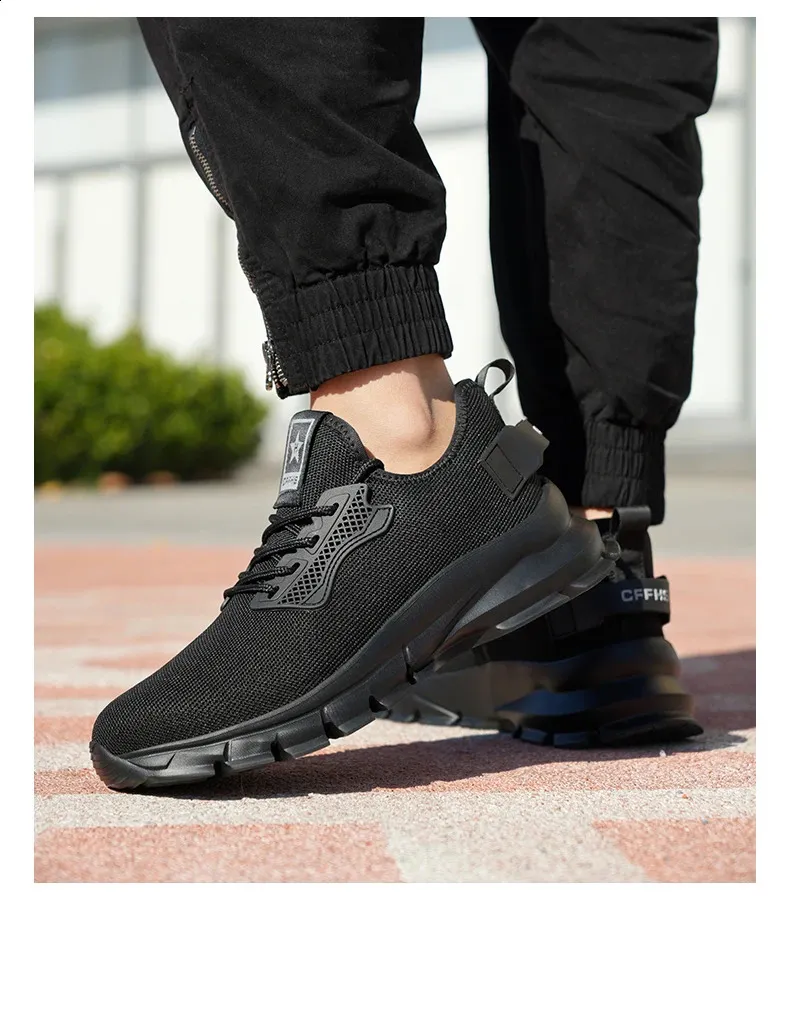 Chaussures de sécurité confortables, respirantes, anti-écrasement et anti-perforation, à semelles souples 250122_voghion.com