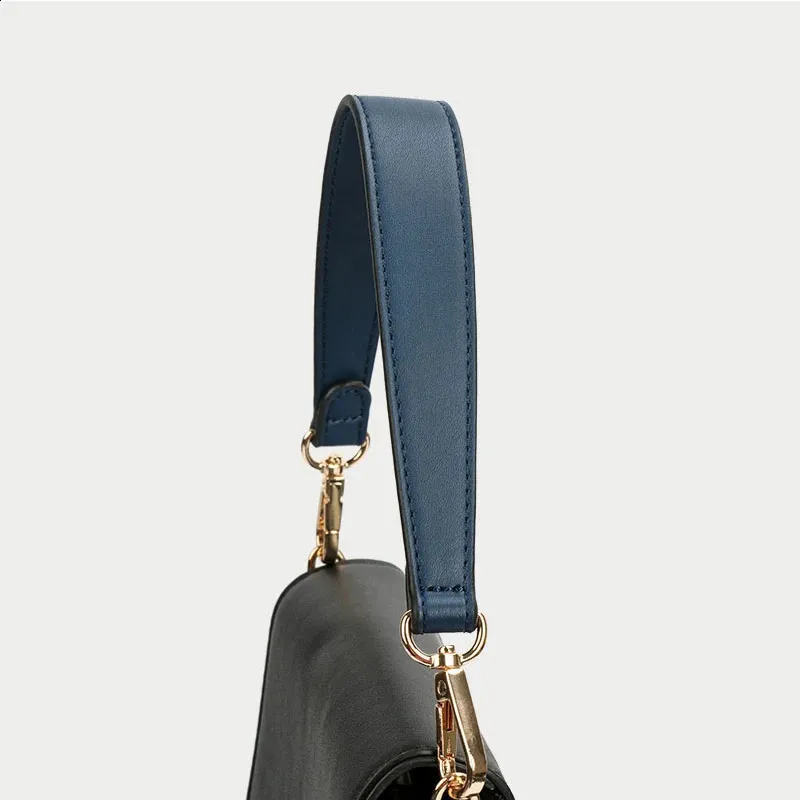 100% Genuine Leather Handbags Handles For Handbag Short Purse Strap Golden Buckle Replacement Bag Belt Band 240729_voghion.com