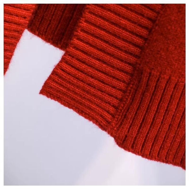 Women's Clothing Fat mm stylish horn button letter sweater jacket for women autumn and winter new large size loose lazy_voghion.com
